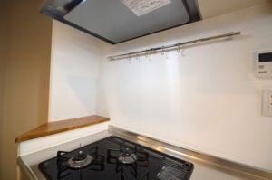 練馬区リノベ　マンション　キッチン　棚