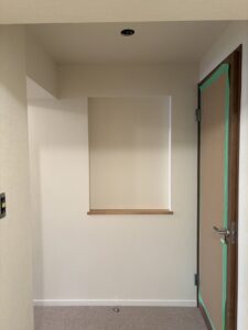 練馬区リノベーション　ドア　扉の養生