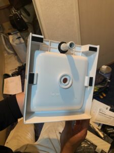 Jフィット手洗いの底面