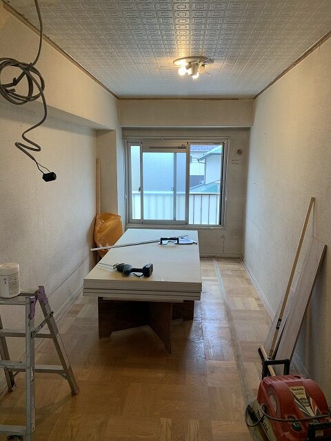 杉並区　マンションリノベーション　作業スペース