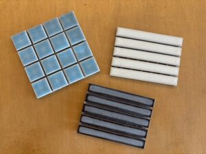 中野区マンションリフォーム　洗面台交換　LIXIL リクシル　スマートモザイクタイル