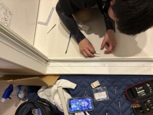 練馬区マンション　ユニットバス　ドア交換　折戸　開き戸　アタッチメント工法