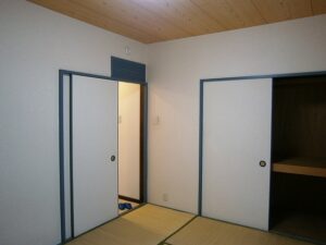 賃貸　マンションリノベーション　和室を洋室に　畳　フローリング