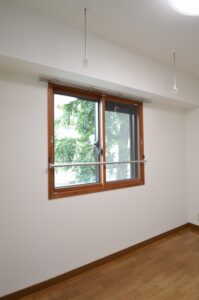 練馬区　リフォーム　洗面室　ホスクリーン　バー