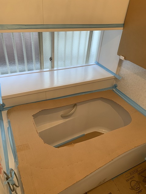 武蔵野市　リノベーション　リフォーム　戸建て　在来浴室　ユニットバス　窓を小さく　二重サッシ