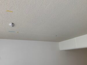 レーザーで位置決め