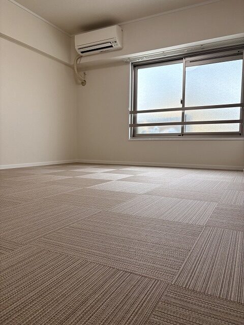 練馬区リノベーション　ファブリックフロアー　市松　方向