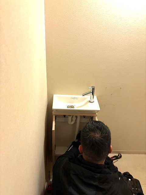 練馬区　築浅マンション　トイレリフォーム　ネオレスト　AS　手洗い