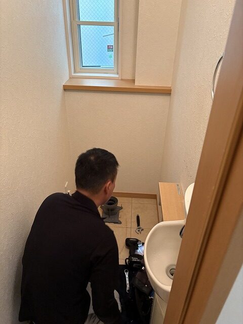 練馬　トイレリフォーム　戸建て　撤去
