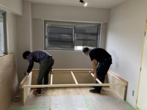 練馬区リノベーション　畳　小上がり　造作