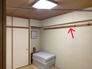 和室の付け長押①
