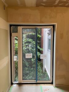 杉並区　リノベーション　エアコンダクト　サッシ交換　カバー工法　ダクト