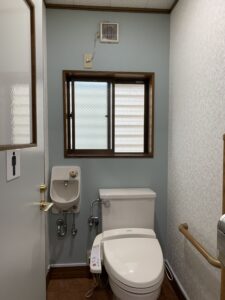 男子トイレ完成