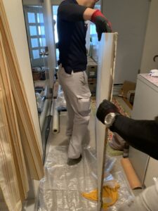 壁パネル搬出