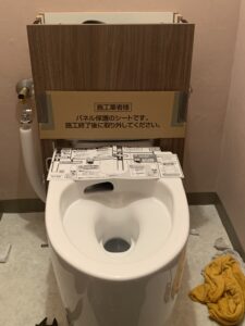 タンクキャビネット設置