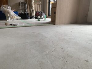 レベラー乾燥後