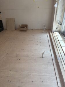 渋谷区　マンションリフォーム　ヴィンテージ　築50年　床フローリング　タタミ　DAIKEN　床暖房