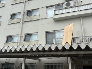 練馬区リノベーション　エアコン取付　ダイキン　マルチエアコン　室外機置場