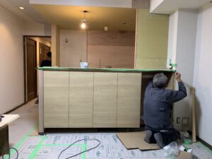 南海プライウッドシェフモの設置