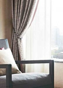 渋谷区　リフォーム　カーテン　タッセル　共布