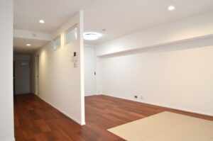 渋谷区　マンションリフォーム　リノベーション　1R　1LDK　カーペットからフローリング　タタミ