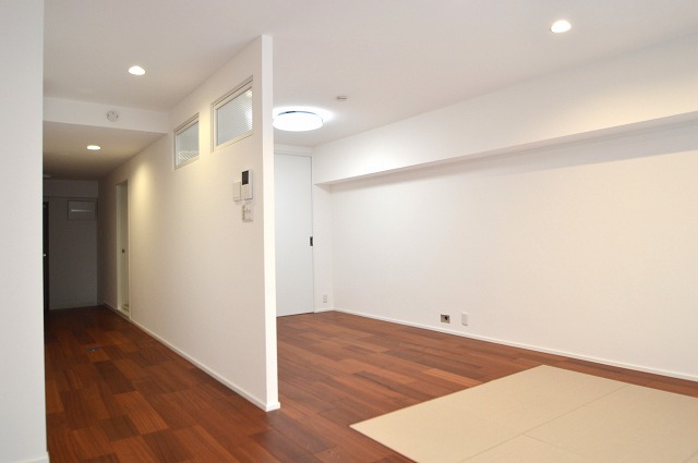 渋谷区　マンションリフォーム　リノベーション　1R　1LDK　カーペットからフローリング　タタミ