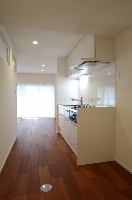 渋谷区　マンションリフォーム　リノベーション　1R　1LDK　カーペットからフローリング　ついたて壁