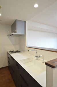 キッチン対面カウンター