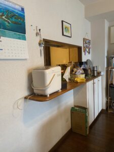 ダイニング側カウンターのようす