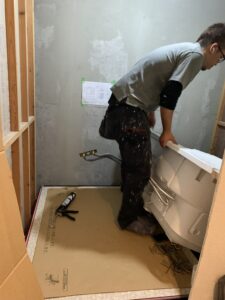 システムバスの組み立て