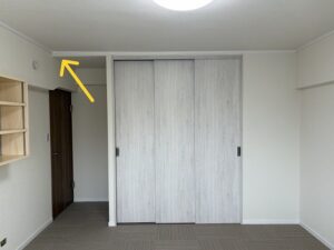 練馬区マンションリノベーション　躯体壁　ゆがみ　斜め