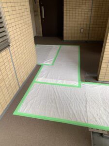 まだまだ続く養生