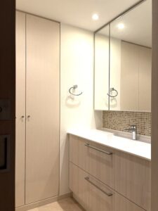 中野区マンションリフォーム　給水給湯　排水　配管　床　壁