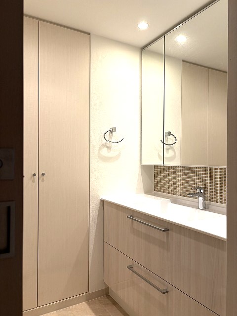 中野区マンションリフォーム 給水給湯 排水 配管 床 壁