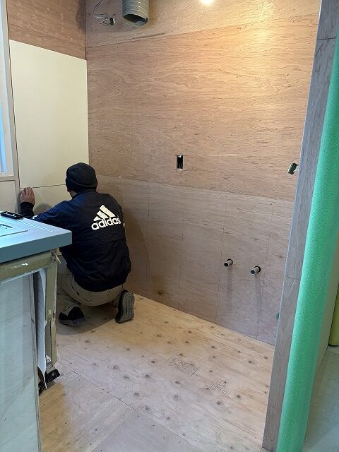 板橋区　マンションリノベーション　賃貸　50㎡　キッチン　ナスラック