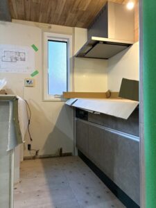 板橋区　マンションリノベーション　賃貸　50㎡　キッチン　ナスラック