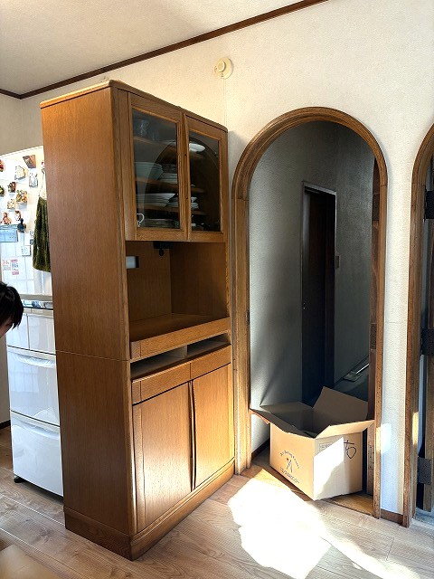 練馬区戸建て　ダイニング　キッチン　内装　フローリング　家具をどうするか　引越し