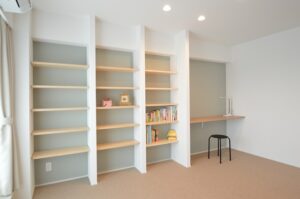 練馬区リノベーション　マンション　　カウンター　Panasonic　インテリアカウンター デスク