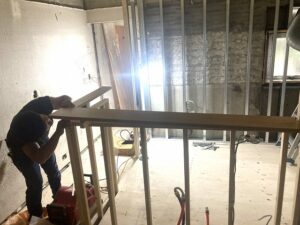 杉並区リノベーション　マンション　対面キッチン　カウンター　Panasonic　インテリアカウンター