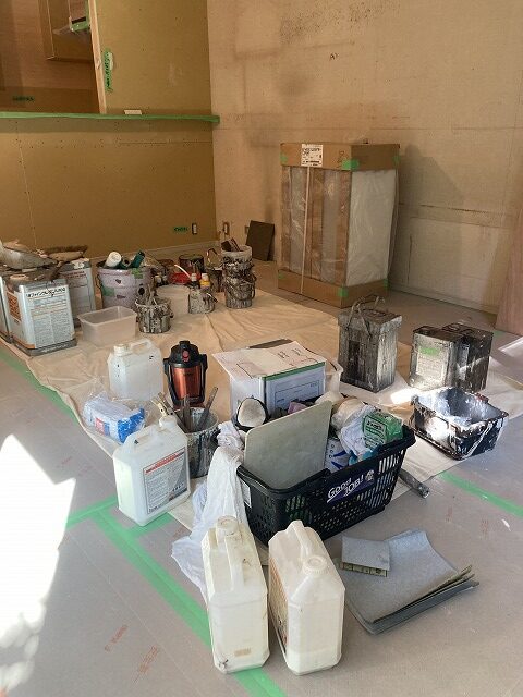 杉並区マンションリノベ　塗装工事