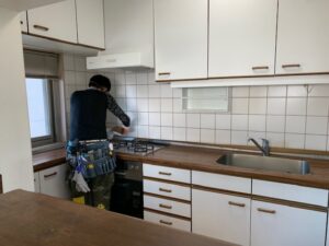 キッチンカウンターのリフォーム