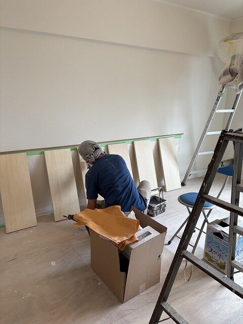 杉並区マンションリノベ　塗装工事