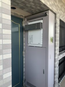 新規給湯器設置完了