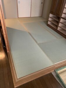 戻ってきた畳