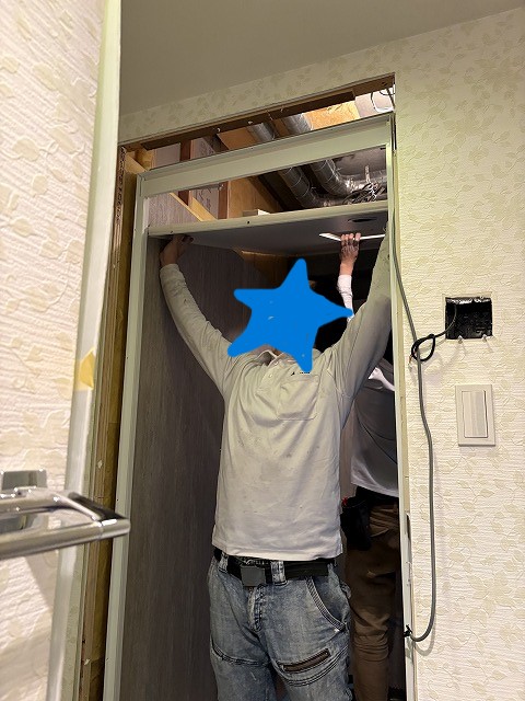 練馬区マンションリフォーム　ユニットバス交換　TOTO　シンラ 　施工