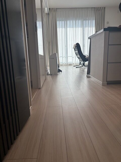 渋谷区　マンションリフォーム　トイレ　コンロ　レンジフード　交換　ハウスクリーニング　床