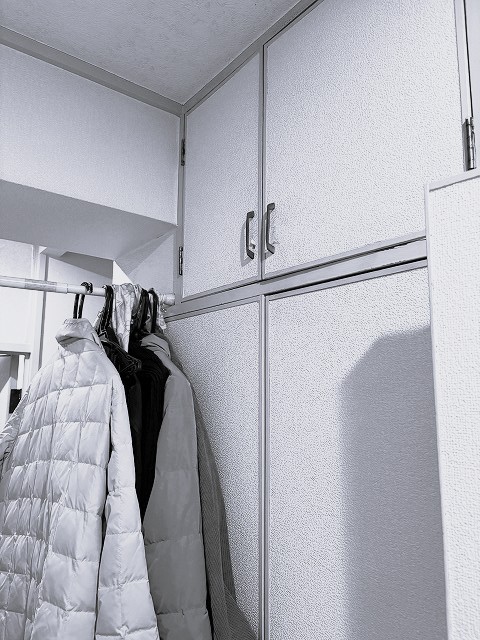 練馬区　築50年　マンションリノベーション　収納　不便　改善　押入をクローゼットに