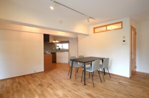 練馬区　マンションリノベーション　築50年　オープンルーム