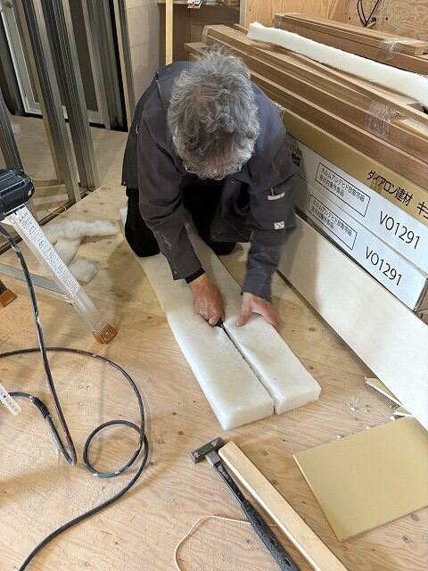 練馬区マンションリノベ トイレ壁 遮音 リビング隣