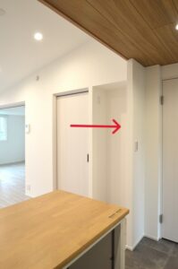 板橋区賃貸マンションリノベ　一棟　反転　キッチン　冷蔵庫置き場　2LDK　1LDK
